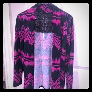 Boho cardigan sweater